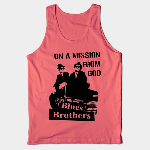 ON A MISSION FROM GOD Tank Top by markucho88